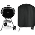 Housse de barbecue ronde et �tanche, id�ale pour barbecue weber char - grill, akorn, kamado, etc. (noir) ...