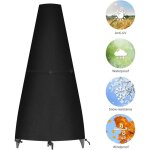 Housse pour bras�ro rond imperm�able, housse pour foyer d'ext�rieur couverture de gril housse b�che de ...