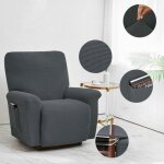 Housses de canap lot de 4 extensibles pour fauteuil inclinable de relaxation et de massagedotes de jacquard ...