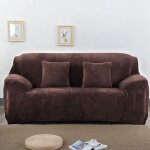 Housse de canap 1, 2, 3 et 4 places (coussins non inclus), housse de protection unie, facile  installer, ...