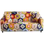 Housse de canap� 2 places, 140 - 180 cm, moderne avec accoudoirs, extensible universelle, housse de protection ...