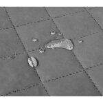 Housse de canap� 3 places 167 cm imperm�able, gris, matelass�e