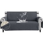 Housses de canap� 3 places 170cm impermeable avec accoudoirs, r�versible prot�g� canapes, antid�rapante, ...