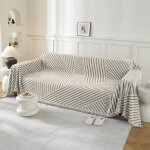 Housse de canap 3 places, 180x340cm, protection sofa, jete de canape grande taille paisses, housse ...