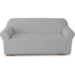 Mediawave store - housse de canap� 3 places avec �lastique, uni, anti - tache en tissu piqu� couleur: ...