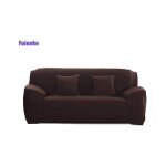 Housse de canapé , 3 places extensible avec accoudoir 190 - 230 cm marron café Housse de canapé , 3 places extensible avec accoudoir 190 - 230 cm marron café