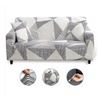 Alovez - housse de canap 3 places housse canape extensible avec accoudoirs housse de canap elastique ...