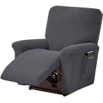 Housses de canap, lot de 4 extensibles pour fauteuil inclinable de relaxation et de massage, dotes ...