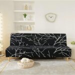 Housse canap� clic clac housse de canap� sans accoudoirs housse de de canap� de lit pliant �lastique ...