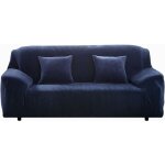 Housses de canap paisses 1 / 2 / 3 / 4 places pure color sofa protector velvet easy fit elastic fabric ...
