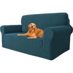 Housse de canap� extensible 2 places avec accoudoirs, housse de canap� super �lastique pour chiens et ...
