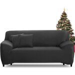 Housse de canap extensible 3 places revtement de canap avec accoudoirs universel lavable antidrapante ...