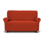 Housse de canap extensible orange new york, anti - rayures, pour canaps avec accoudoirs, housse de ...