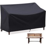 Housse canape exterieur, housse de banquette 4 places, pour salon de jardin, balcon, terrasse, 190x66x89cm ...