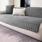 Housse de canap en flanelle - housse de coussin de canap, housse canap d'angle 1 / 2 / 3 / 4 places ...