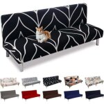 Housse de canap� sans accoudoir 3 places housse de canap� clic clac extensible universel lavable couverture ...