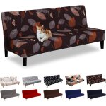 Housse de canap� sans accoudoir 3 places - extensible - �lastique - futon - pour canap� convertible