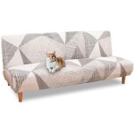 Housse de canapé sans accoudoir 3 places extensible universel lavable couverture canapé - lit ajustable ... Housse de canapé sans accoudoir 3 places extensible universel lavable couverture canapé - lit ajustable ...