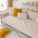Housse de canap en velours 1 2 3 4 places, housse de canap douce en forme de l, jet de canap antidrapant, ...