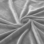 Housse de canap en velours gris clair assise 60 - 95 [22sl1]