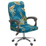 Housse de chaise de bureau extensible housse de fauteuil rotatif amovible universel housses de chaise ... Housse de chaise de bureau extensible housse de fauteuil rotatif amovible universel housses de chaise ...