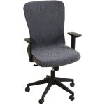 Housse de chaise de bureau extensible en une seule pi�ce, housse de si�ge de chaise de bureau � roulettes ...