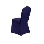 Housse de chaise �lastique bleu marine premium