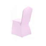 Housse de chaise lastique rose premium