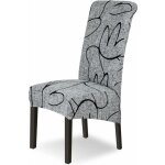 Housse de chaise extensible 4 pices grand housse de chaise de salle  manger couverture de chaise grande ...