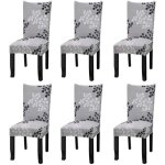 Ugreat - housses de chaise extensibles universelles lot de 6 housses de chaise pour chaise salle à manger ... Ugreat - housses de chaise extensibles universelles lot de 6 housses de chaise pour chaise salle à manger ...