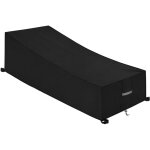 [jamais utilis�] housse de chaise longue de jardin avec ouvertures d'a�ration, imperm�able, coupe - vent, ...