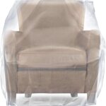 Housses de chaise en plastique transparent, imperm�ables, anti - poussi�re et anti - poussi�re, pour ...