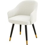 Housses de chaise de salle � manger extensibles � dossier incurv�, avec accoudoirs, pour bureau, coiffeuse, ...