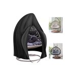 230 x 200cm housse de chaise suspendue tissu oxford 210d couverture de chaise suspendue noir housse de ...