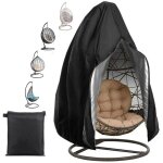 Housse de chaise suspendue oeuf suspendu exterieur jardin bache de protection 210d oxford - tissu impermable ...