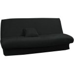 Housse de clic clac extensible 120 � 140cm - 180 � 200cm (noir) (noir)