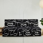 Housse clic clac sans accoudoir � haute �lasticit� avec jupe extensible imperm�able, style 3, taille ...