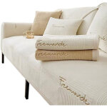 Housse de clic - clac unie et � nouettes, housse de canap� moderne � rayures, design �tanche, housse ...