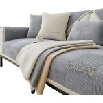 Housse de clic - clac unie et � nouettes, housse de canap� moderne � rayures, design �tanche, housse ...