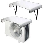Housse de climatiseur exterieur, 2 pcs �tanche couverture ext�rieure de climatiseur, universelle film ...