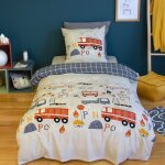 Housse de couette 140x200 + 1 taie flammeche