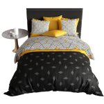 Housse couette + 2 taies 220 x 240 cm geometrique faro