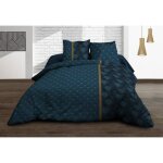 Le linge de jules - housse de couette 240x260 + 2 taies - pur coton 57 fils - seattle Le linge de jules - housse de couette 240x260 + 2 taies - pur coton 57 fils - seattle