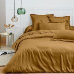 Housse de couette 260 x 240 cm  pr�mium  pour lit 2 places king size - pr�mium caramel