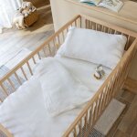 Terre de nuit - housse de couette bébé 80x120 gaze de coton blanc noa - noa Terre de nuit - housse de couette bébé 80x120 gaze de coton blanc noa - noa