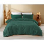 Housse de couette en coton vert uni - sleep time, 100 % pur coton, douce, respirante, fabriquée en italie ... Housse de couette en coton vert uni - sleep time, 100 % pur coton, douce, respirante, fabriquée en italie ...