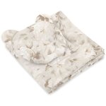 Housse de couette et oreiller contour ourson - ensemble 2 pi�ces - pivoines beige