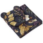 Housse de couette ours en peluche avec rembourrage et oreiller contour - ensemble 2 pi�ces - floristic ...