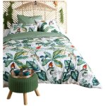 Housse de couette en percale de coton 220 x 240 cm arupana exotique Housse de couette en percale de coton 220 x 240 cm arupana exotique