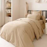 Coton pur - housse de couette percale de coton peign 'julian' toutes dimensions julian lin - housse ...